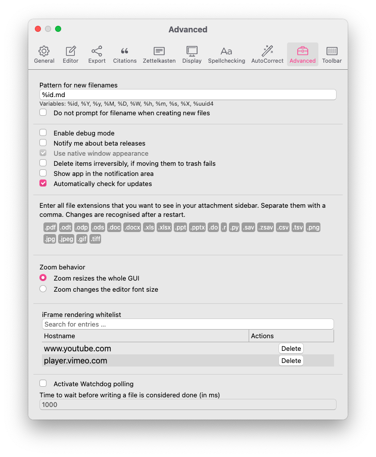 In the advanced settings, you can choose all extensions that you would like to see in the sidebar.